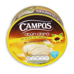 ATUN CLARO EN ACEITE DE GIRASOL RO-900 12/900ml